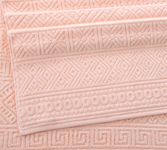 Полотенце Comfort Life (Текс-Дизайн) "Саксония персик", для ванной, 100x150, махровая ткань (СксПр1015500)