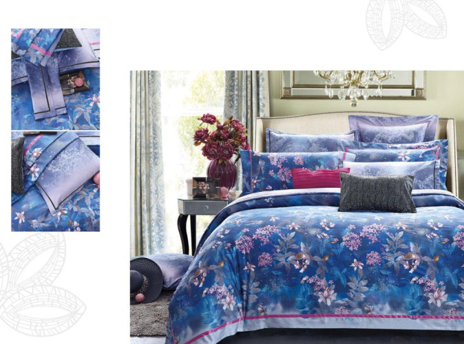 Постельное белье Фамилье "SDS-46", семейный, сатин (SDS-46-1255)