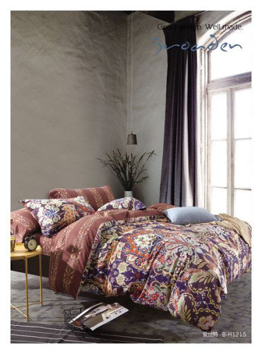 Постельное белье Фамилье "SDS-71", евро, сатин (SDS-71-1253)