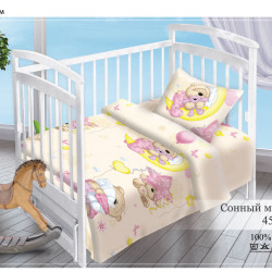 Постельное белье Valtery &quot;Сонный мишка&quot;, детский, поплин (4588-1635)