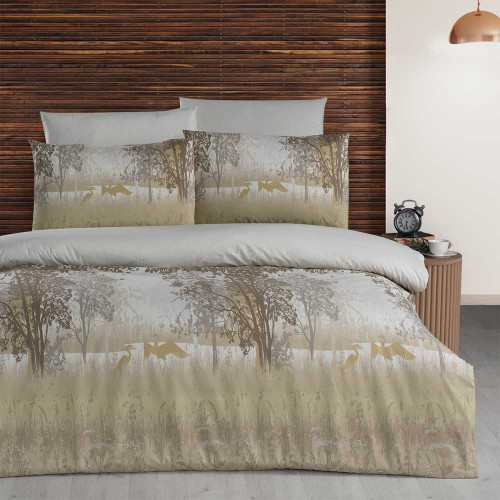 Постельное белье Arya Home "Safari", 1.5-спальный, ранфорс (8680943211873)