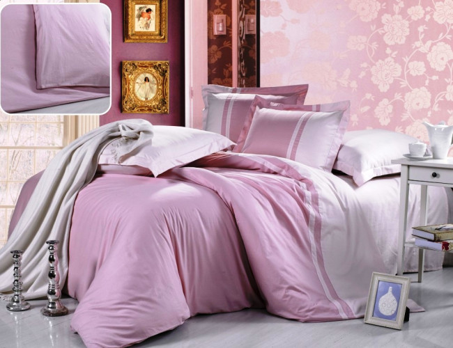 Постельное белье Valtery "OD-24", евро, сатин (OD-24-1253)