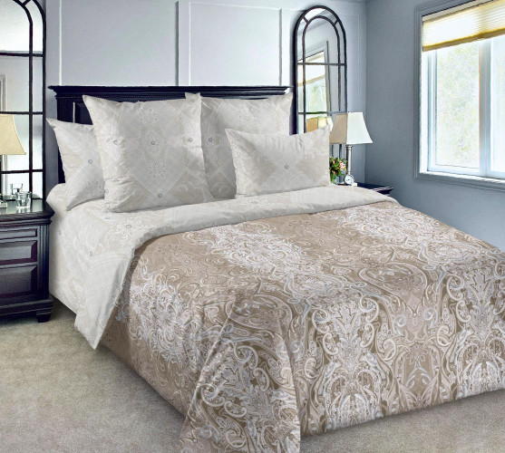 Постельное белье Королевское искушение (Текс-Дизайн) "Адажио 4", евро, сатин, на молнии (Н4249209774)