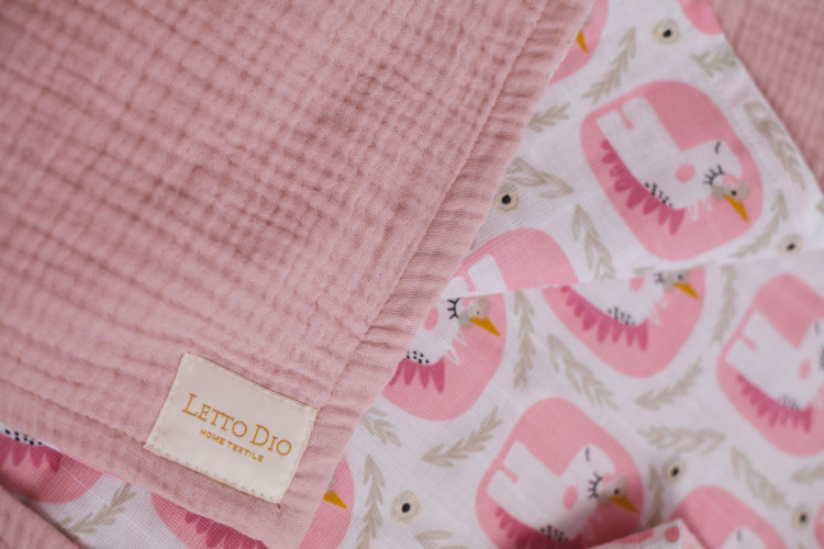 Полотенце Valtery "TowelMuslinPudra", 100x100, хлопок (TowelMuslinPudra-11302)