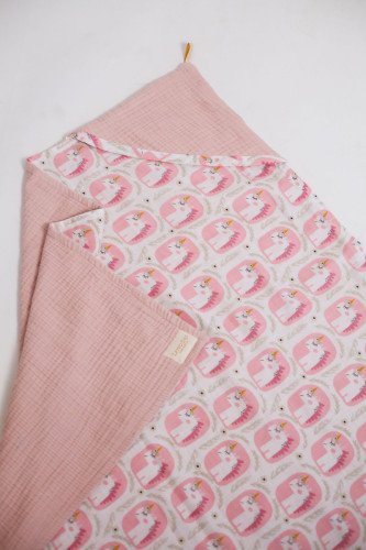 Полотенце Valtery "TowelMuslinPudra", 100x100, хлопок (TowelMuslinPudra-11302)