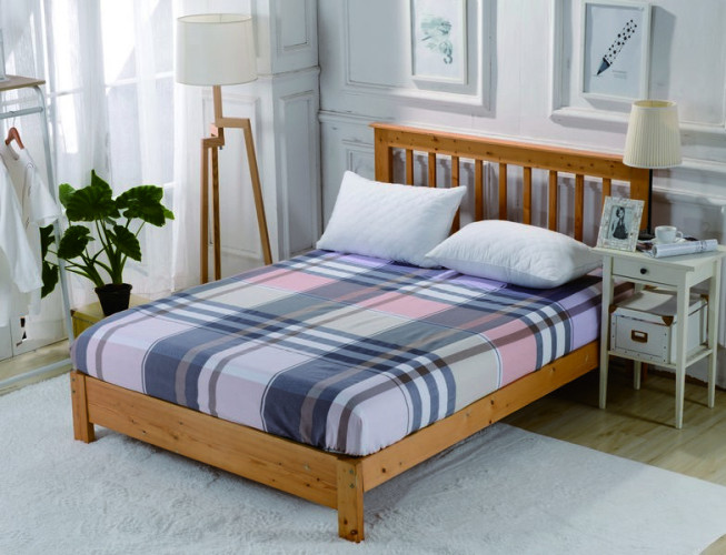 Простыня Valtery "PCT-R-240", 160x200, сатин, на резинке (PCT-R-240-1784)