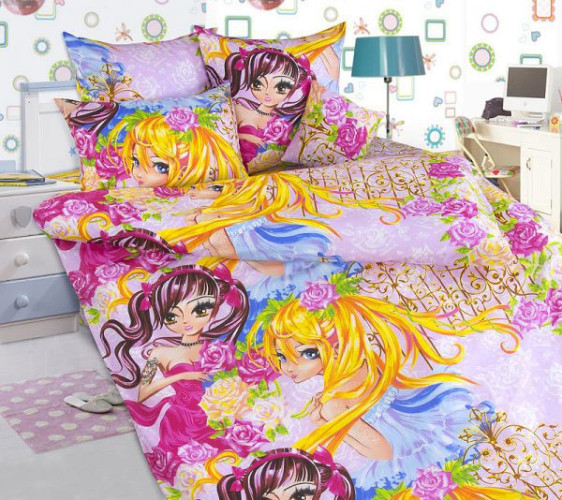 Постельное белье Valtery "ДБ-66", 1.5-спальный, бязь (ДБ-66-1249)