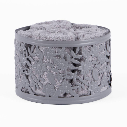 Набор полотенец Arya Home "Polka", подарочные, 30x30, махровая ткань, 5 шт (8680943054173)