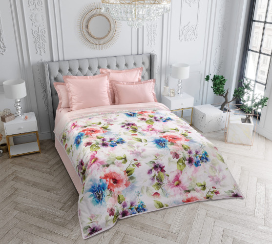 Постельное белье Legends (Текс-Дизайн) "Летняя феерия", евро макси, сатин, на молнии (L7323FL22030)