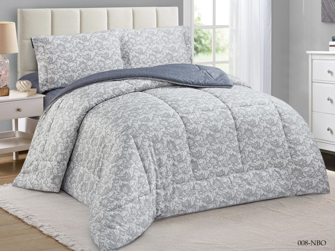 Постельное белье Cleo "Notte Bianca 008-NBO", евро, сатин (32/008-NBO)