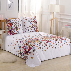 Простыня Valtery "PCR-163", 160x220, сатин (PCR-163-1779)