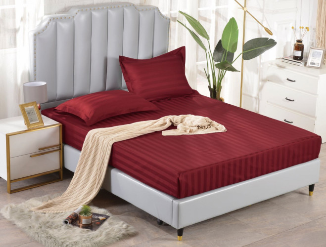 Простыня Valtery "PRST-R-56", 90x200, сатин, на резинке (PRST-R-56-1783)