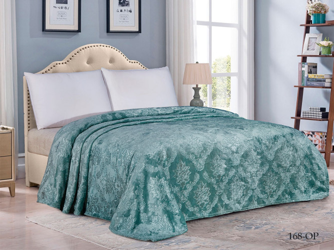 Плед Cleo "PARMA", 180x200, велсофт (180/168-OP)