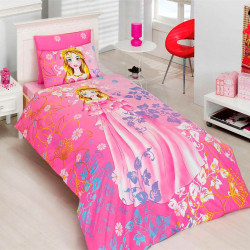 Постельное белье Arya Home &quot;Prenses&quot;, 1.5-спальный, ранфорс, печатное (8680943026569)