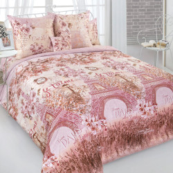 Наволочка Королевское искушение (Текс-Дизайн) "Город любви 3", 70x70, сатин (13Н2206653)