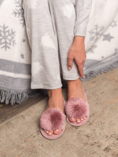 Тапочки Arya Женские, Bella, 40 Сухая Роза