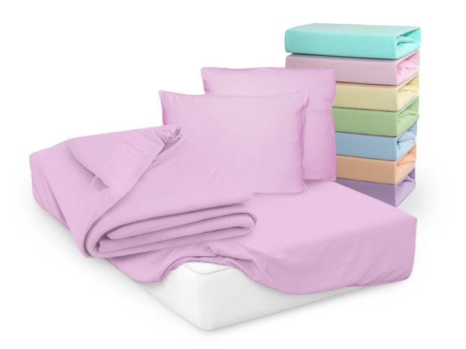 Наволочки Cleo, 70x70, трикотаж, на молнии, 2 шт (70/03)