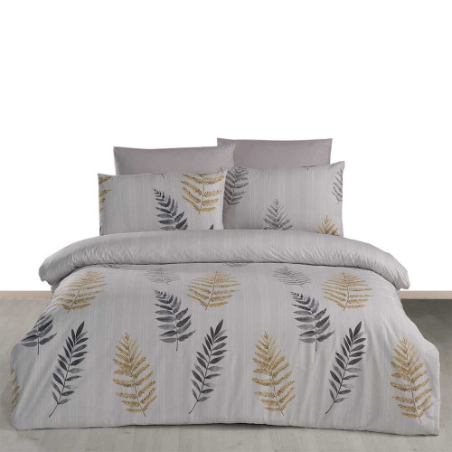 Постельное белье Arya Home "Leavy", евро, ранфорс (8680943212146)