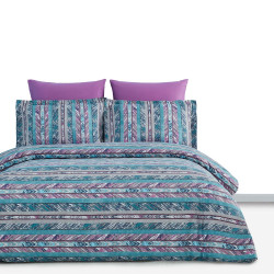 Постельное белье Arya Home "Alina", семейный, сатин, печатное (8680943080189)