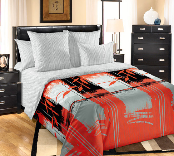 Постельное белье Белиссимо (Текс-Дизайн) "Хокку 1", 2-спальный, поплин (3100ЛН202871)