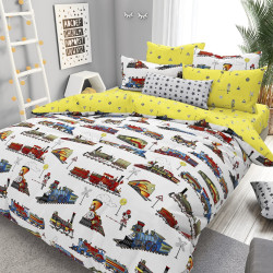 Постельное белье Valtery "Экспресс", 1.5-спальный, поплин (28873/1 DL-47-1249)