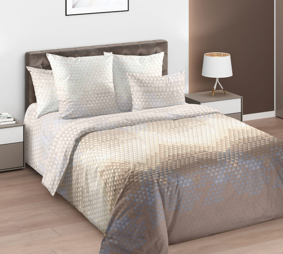 Постельное белье Королевское искушение (Текс-Дизайн) "Равновесие 1", евро макси, перкаль, на молнии (8278ДН661391)