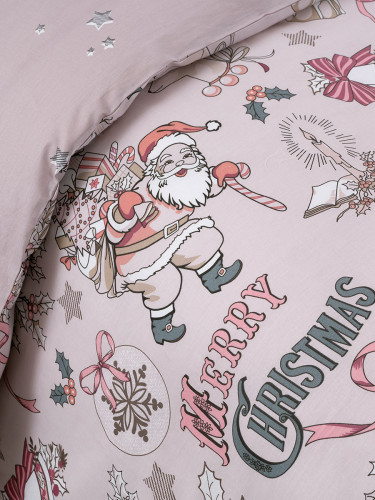 Постельное белье Белиссимо (Текс-Дизайн) "Новогодние игрушки 1", евро, поплин (4150ЛН662921)