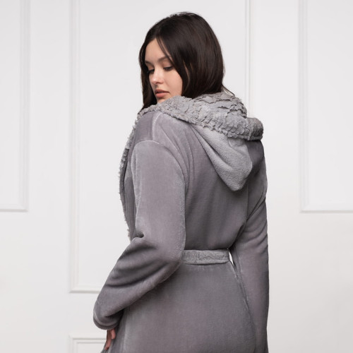 Халат женский Arya Home "Plush", S, полиэстер (8680943113238)