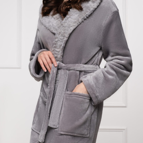 Халат женский Arya Home "Plush", S, полиэстер (8680943113238)