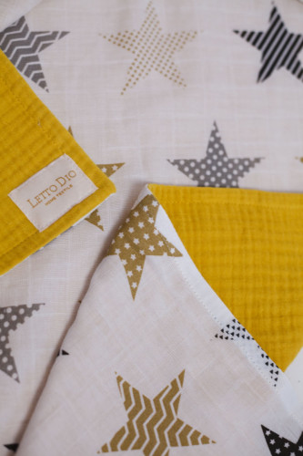 Полотенце Valtery "TowelMuslinYellow2", 100x100, хлопок (TowelMuslinYellow2-11302)