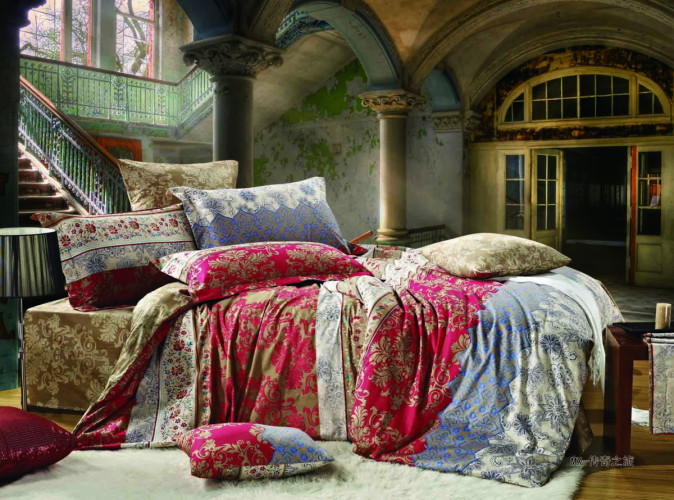 Постельное белье Valtery "C-144", семейный, сатин (C-144-1255)