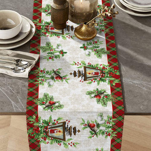 Скатерть Valtery "Фонарики", 50x220, хлопок (29124-1-2336)