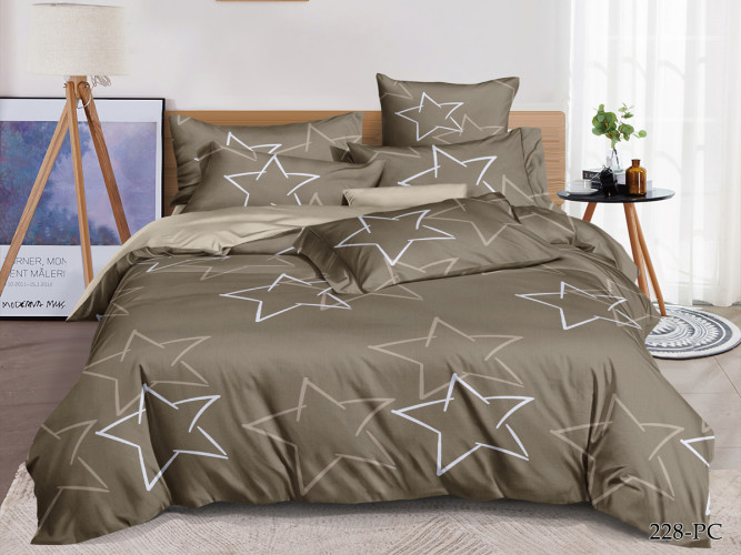 Постельное белье Cleo "Pure Cotton 228-PC", 1.5-спальный, поплин (15/228-PC)