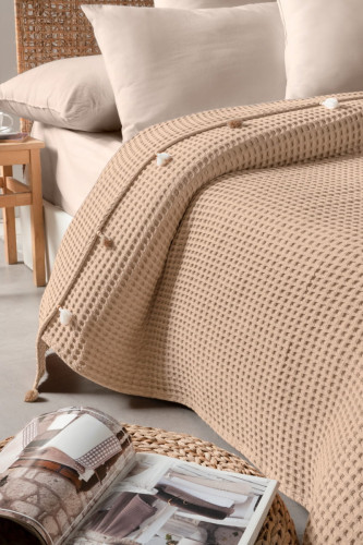 Плед Arya Home "Katia", 200x230, хлопок (8680943225474)